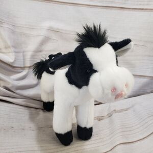 Douglas Sweet Cream Dairy Cow Calf Black White Plush Stuffed Toy 8 Inch 2019